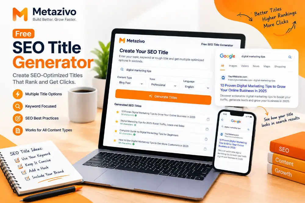 Free SEO Title Generator: Create SEO-Optimized Titles That Rank and Get Clicks