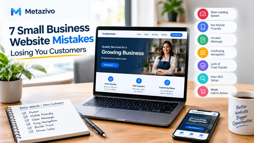 7 Small Business Website Mistakes Losing You Customers