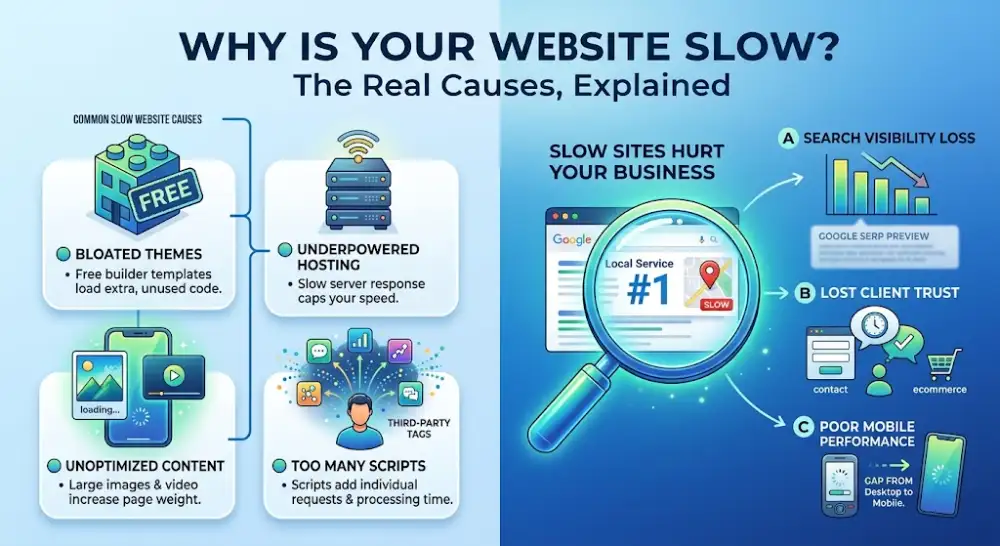 Why Is Your Website Slow? The Real Causes, Explained (Plus How to Test It)